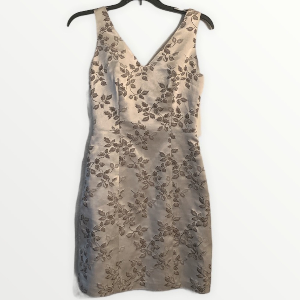 Vintage Jeanette Kastenberg Jacquard Floral Dress